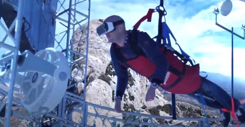 Experiencia VR con grua
